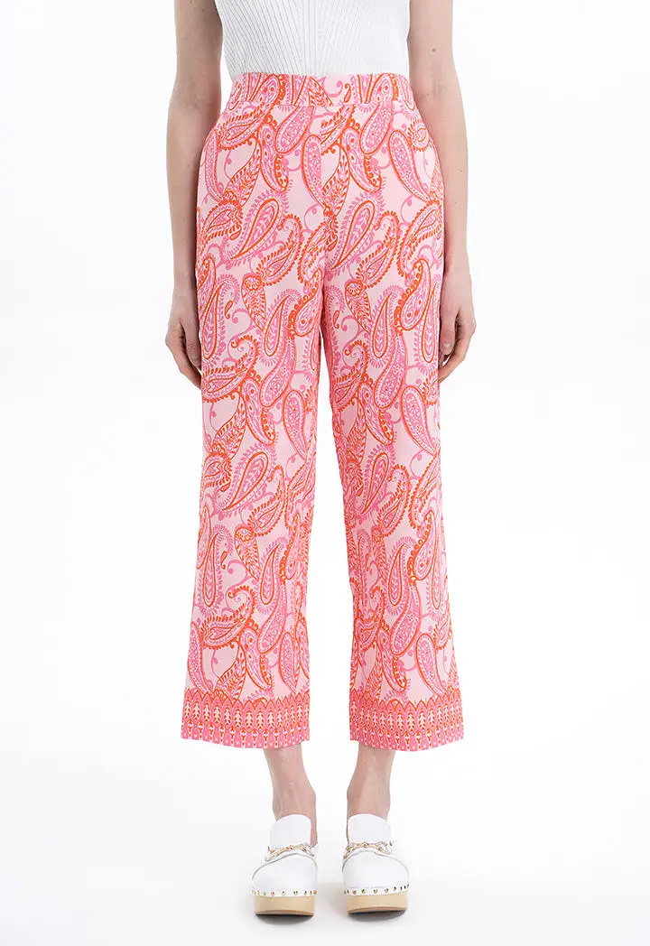 Paisley Printed Pants