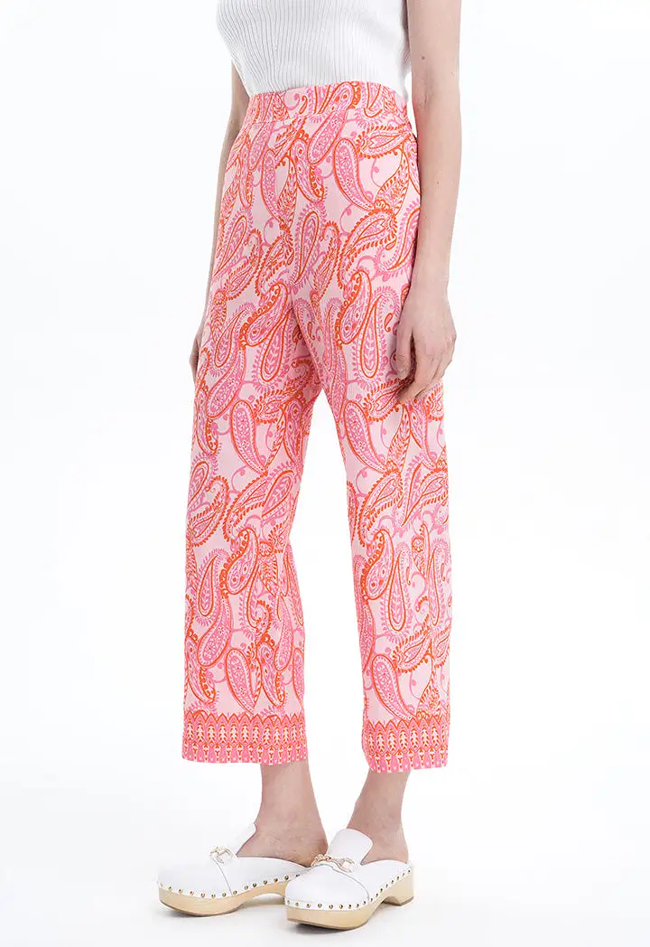 Paisley Printed Pants