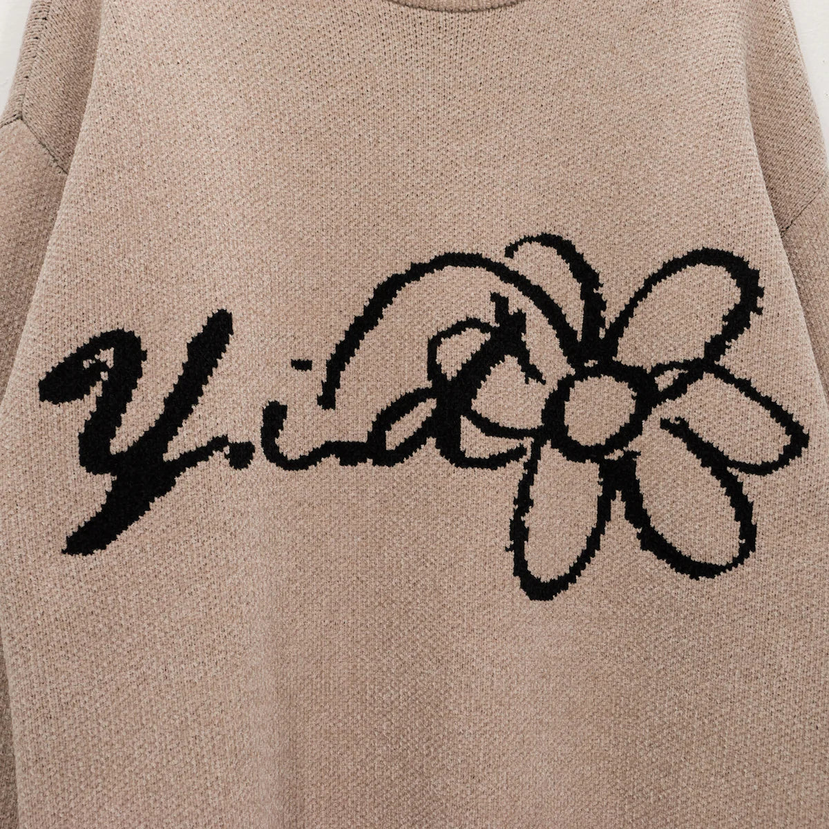 Petals Knit Sweater Sand