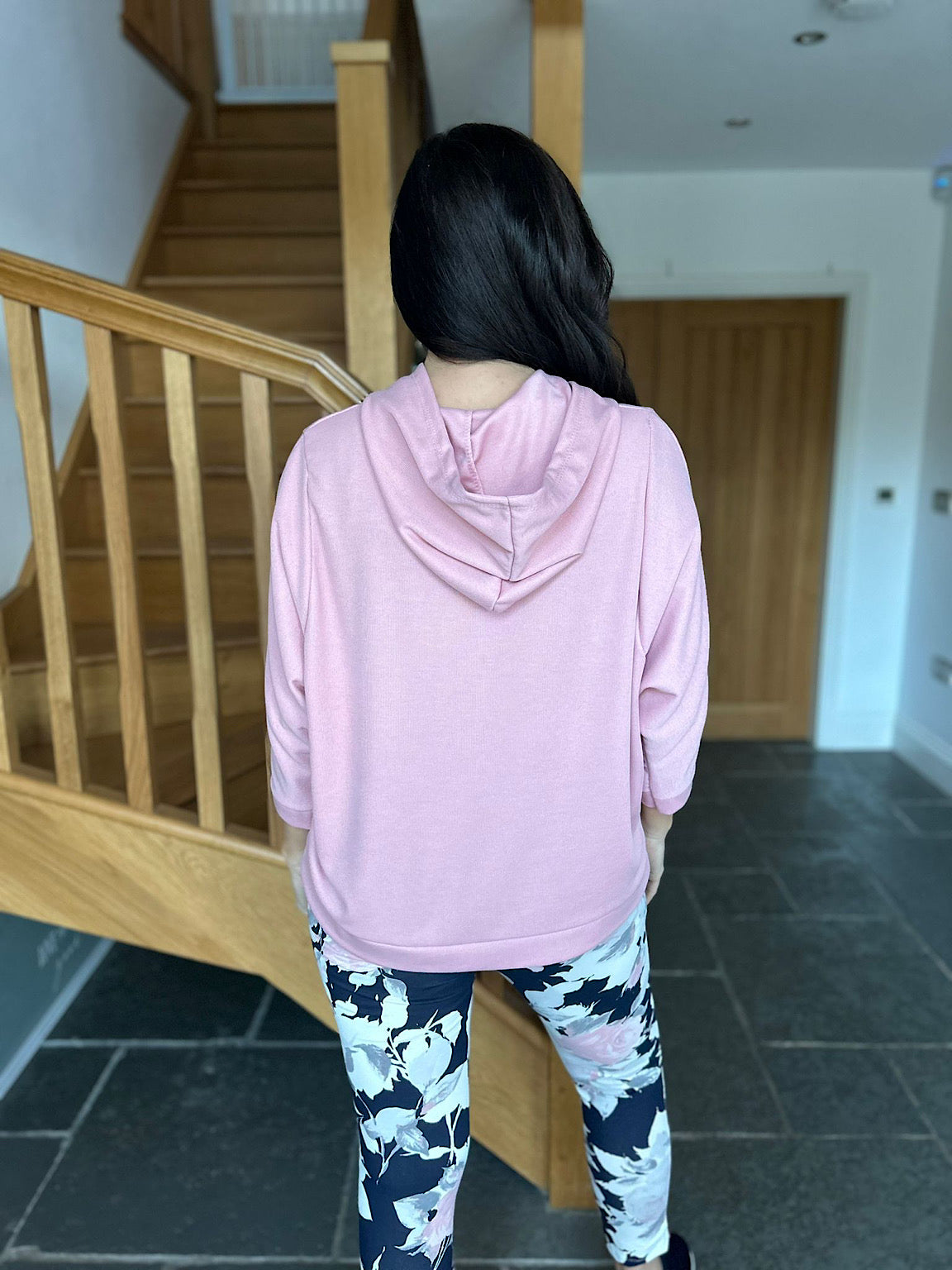 Pink Lightweight Hoodie Victoria