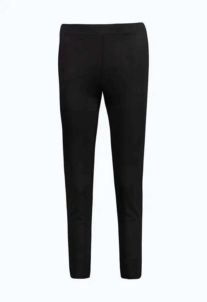 Plain Fitted Stretch Pants