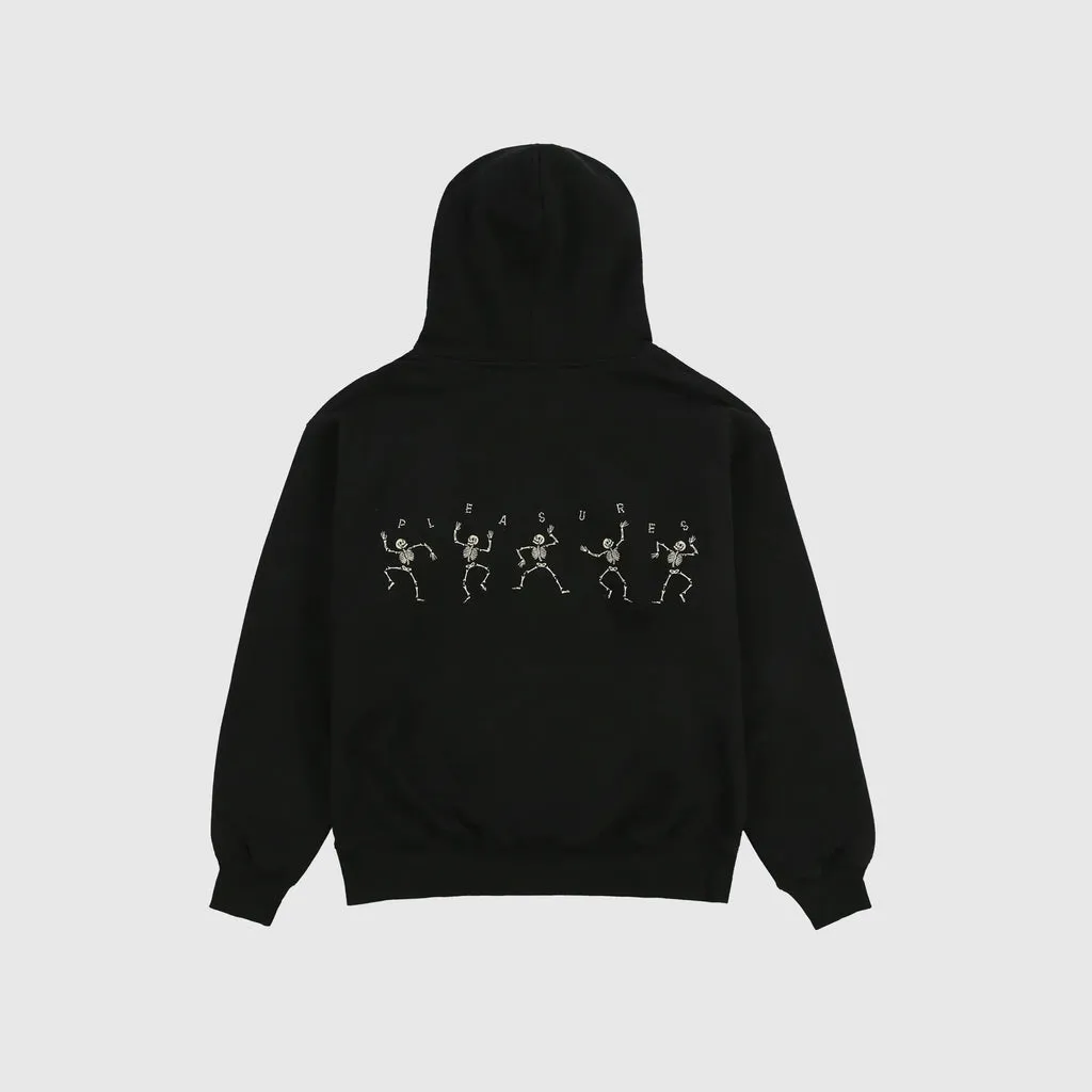 Pleasures Bone Hoodie - Black