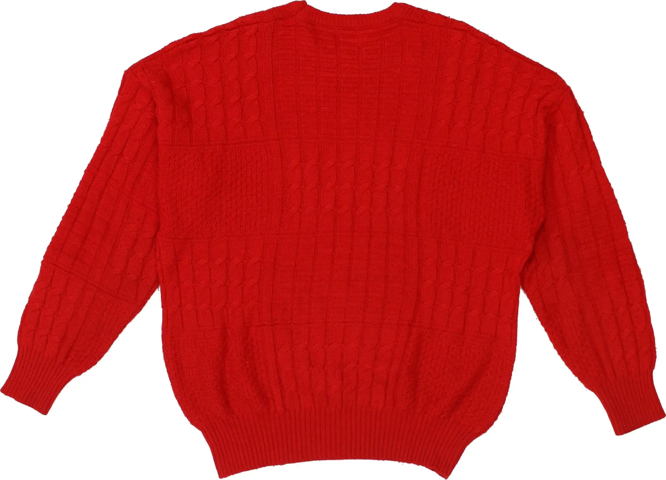 Red Knitted Sweater | ThriftTale