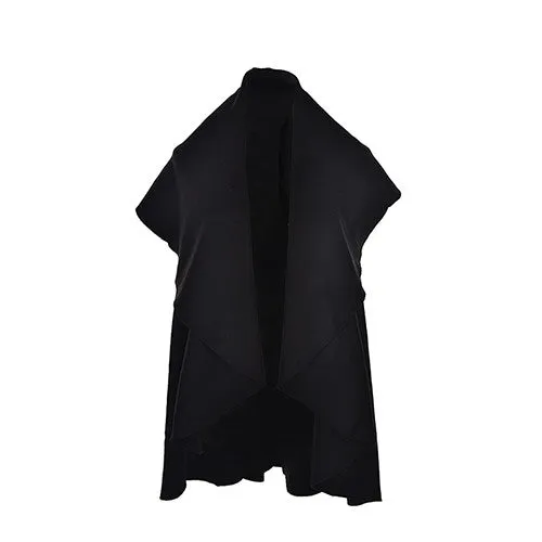 s 5 Colors Women Stylish Sleeveless Cloak Coats Women Lapel Waistcoat Vest Cloak SM6