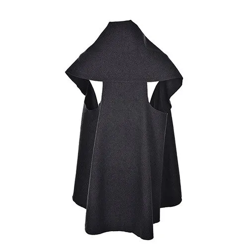 s 5 Colors Women Stylish Sleeveless Cloak Coats Women Lapel Waistcoat Vest Cloak SM6