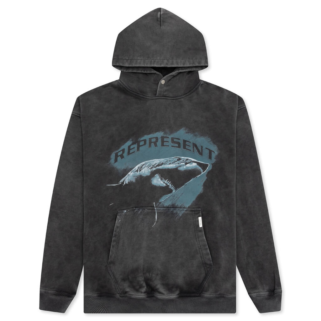 Shark Hoodie - Vintage Grey