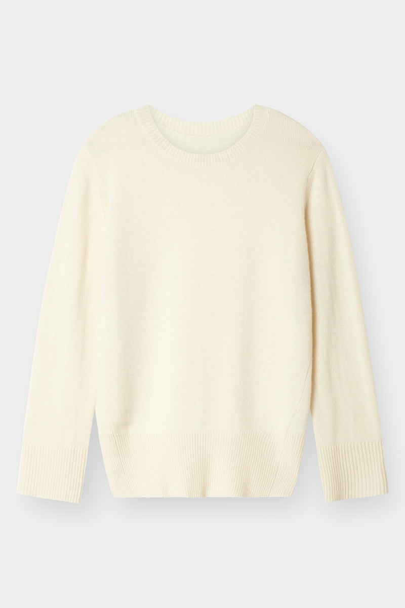 THE CLASSIC CREW SWEATER - ECO WHITE