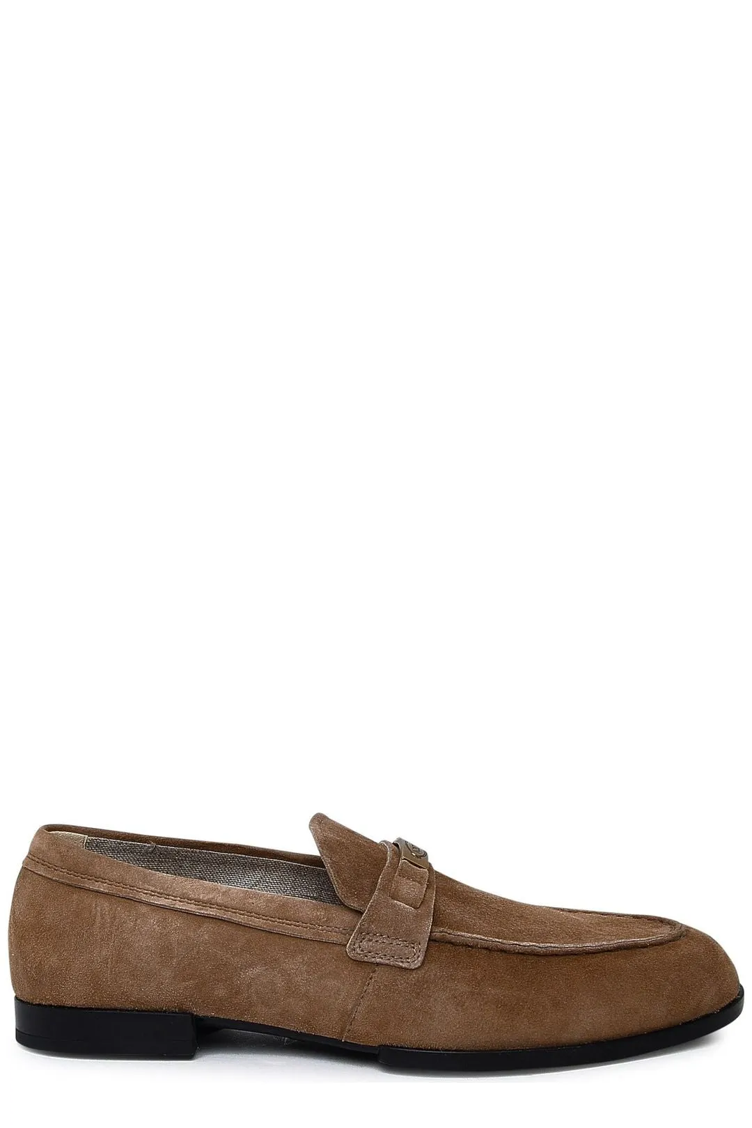 Tod's Round Toe Slip-On Loafers