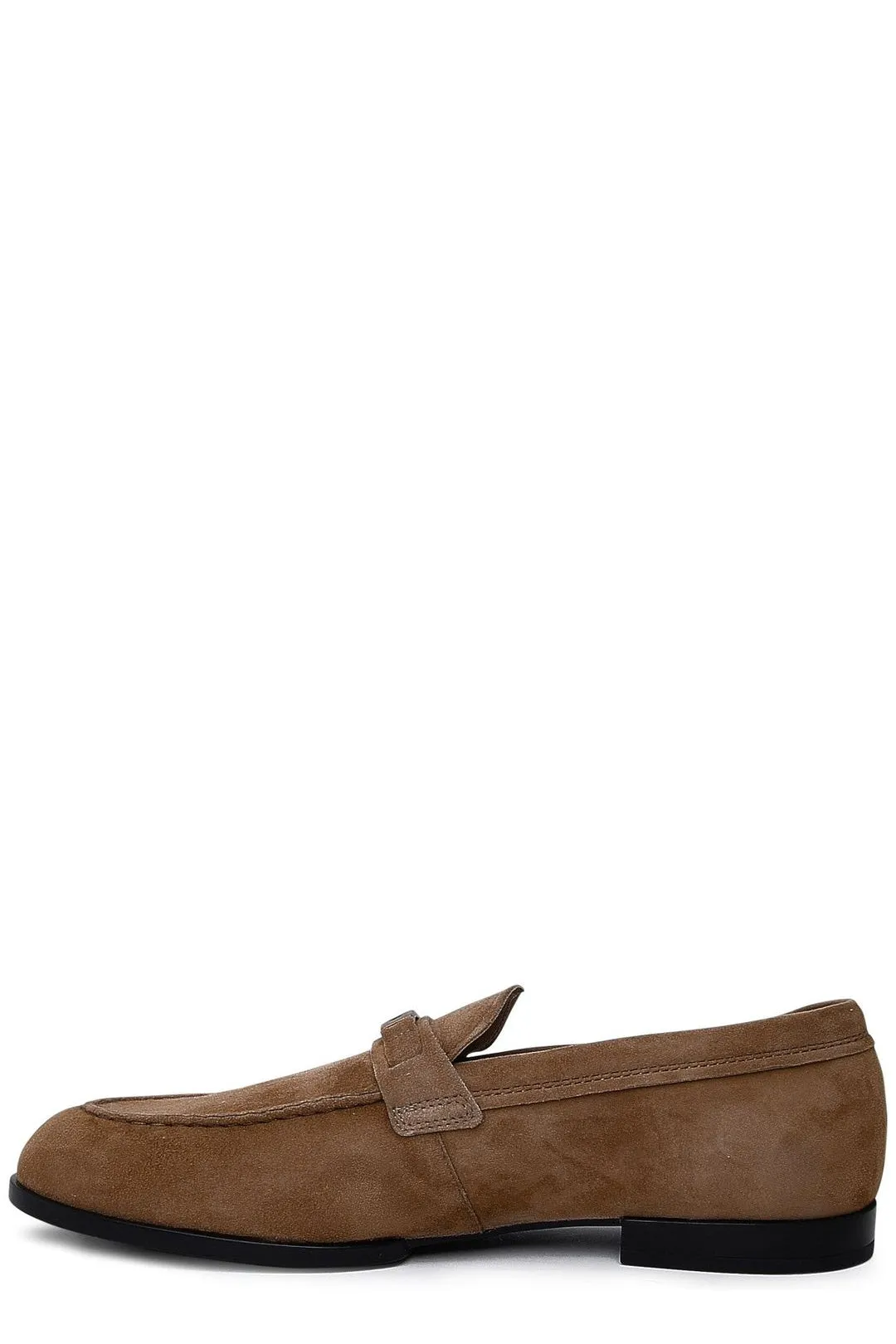 Tod's Round Toe Slip-On Loafers