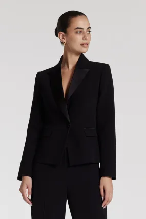 Tuxedo Jacket - Black