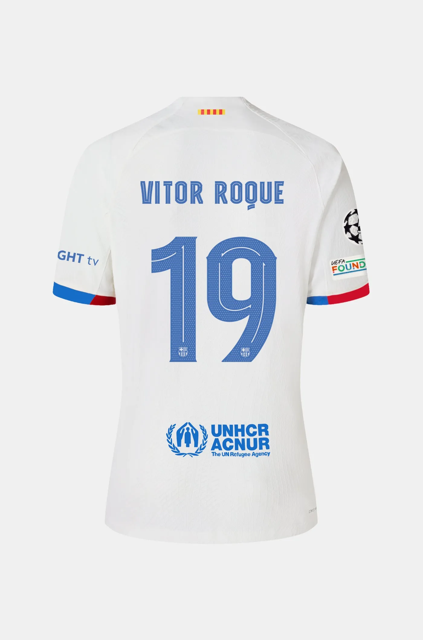 UCL FC Barcelona away shirt 23/24 - Junior - VITOR ROQUE