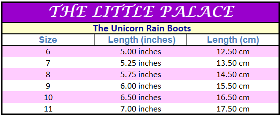 Unicorn  Rain Boots