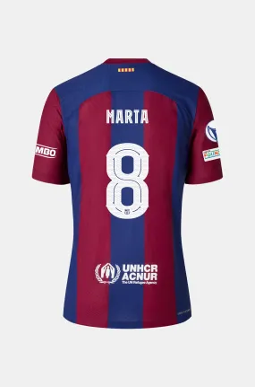 UWCL FC Barcelona home shirt 23/24 Player's Edition  - MARTA