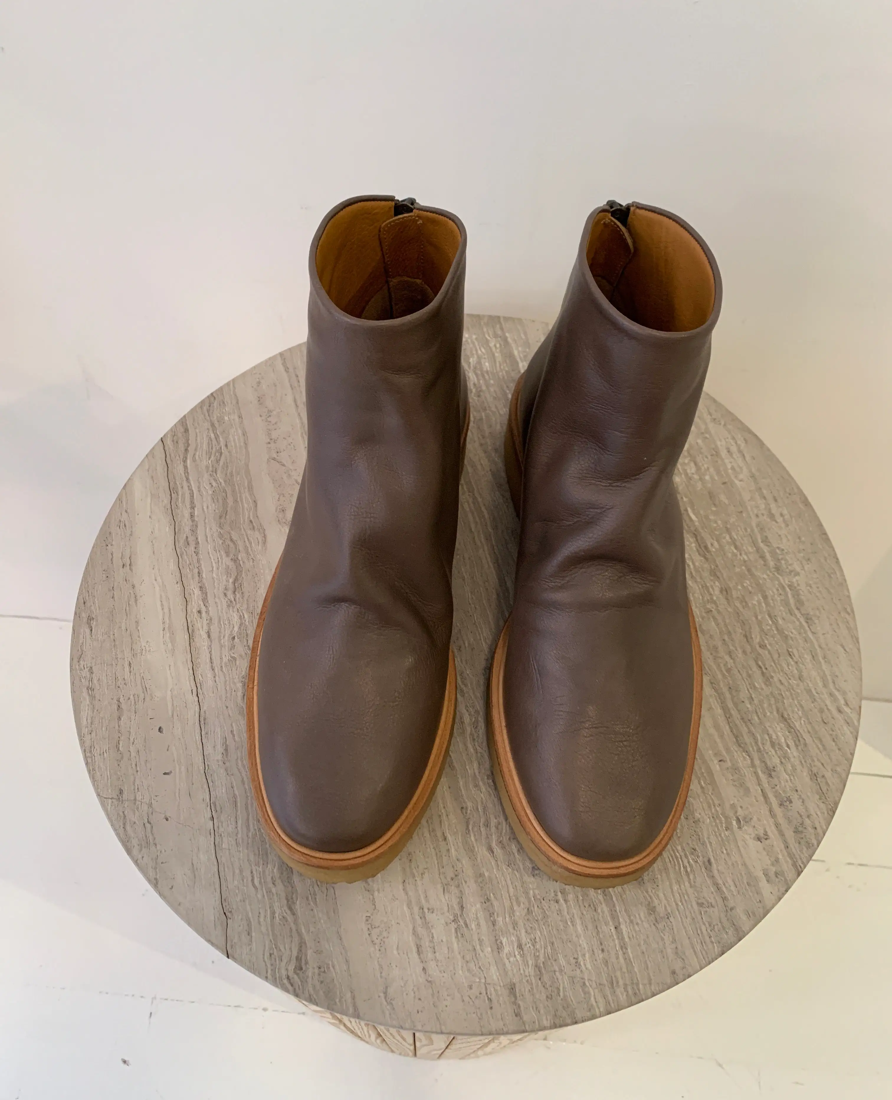 Warehouse Sale - Hop Boots Taupe Leather