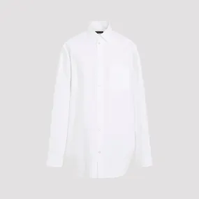 White Cotton Outerwear Shirt