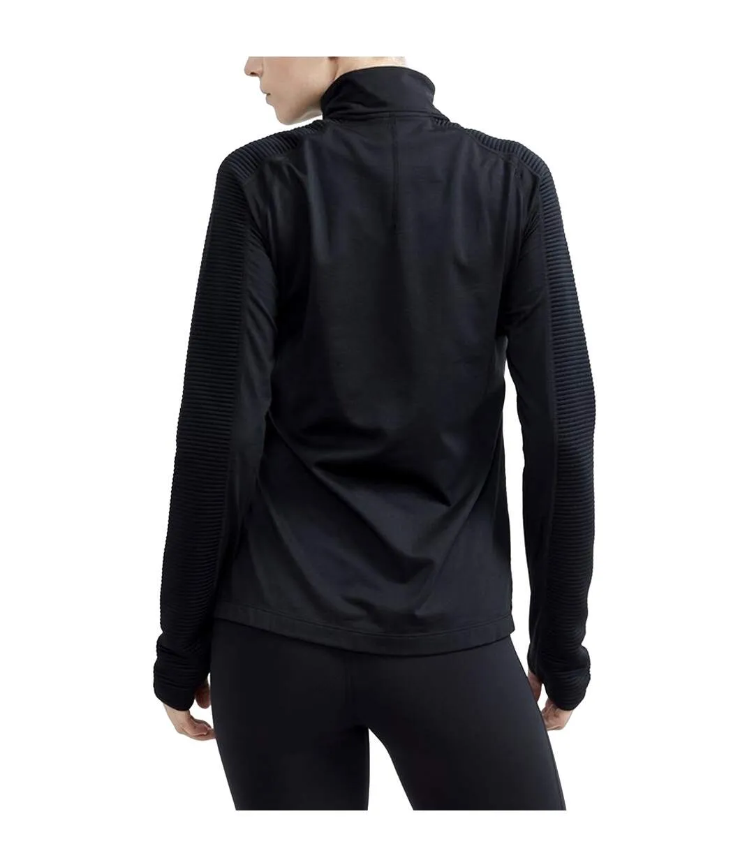 Womens/ladies core charge jersey jacket black Craft