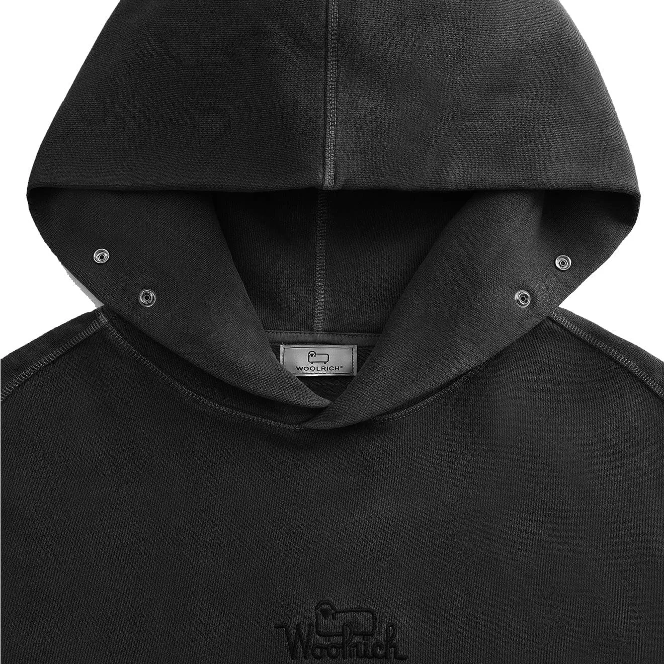 Woolrich American Hoodie Black