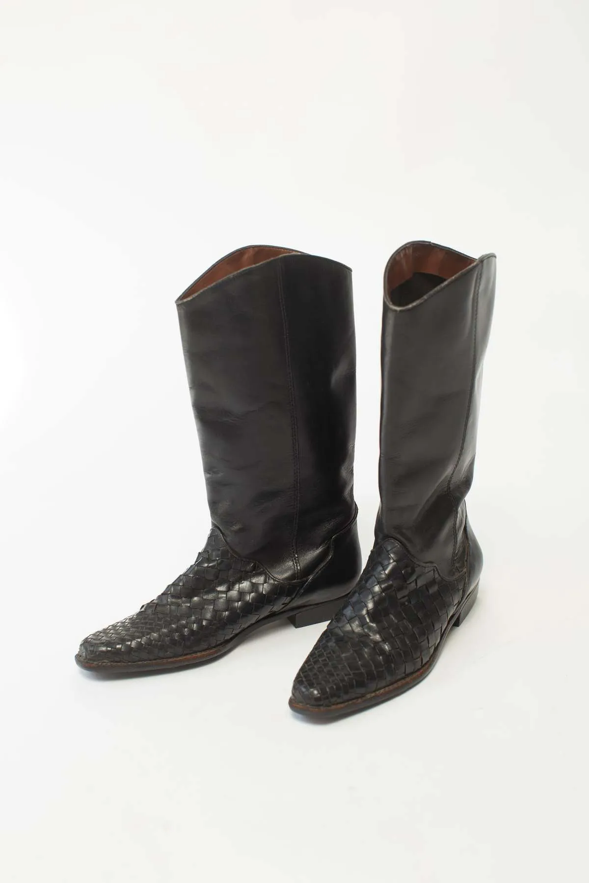 Woven Boots - Black